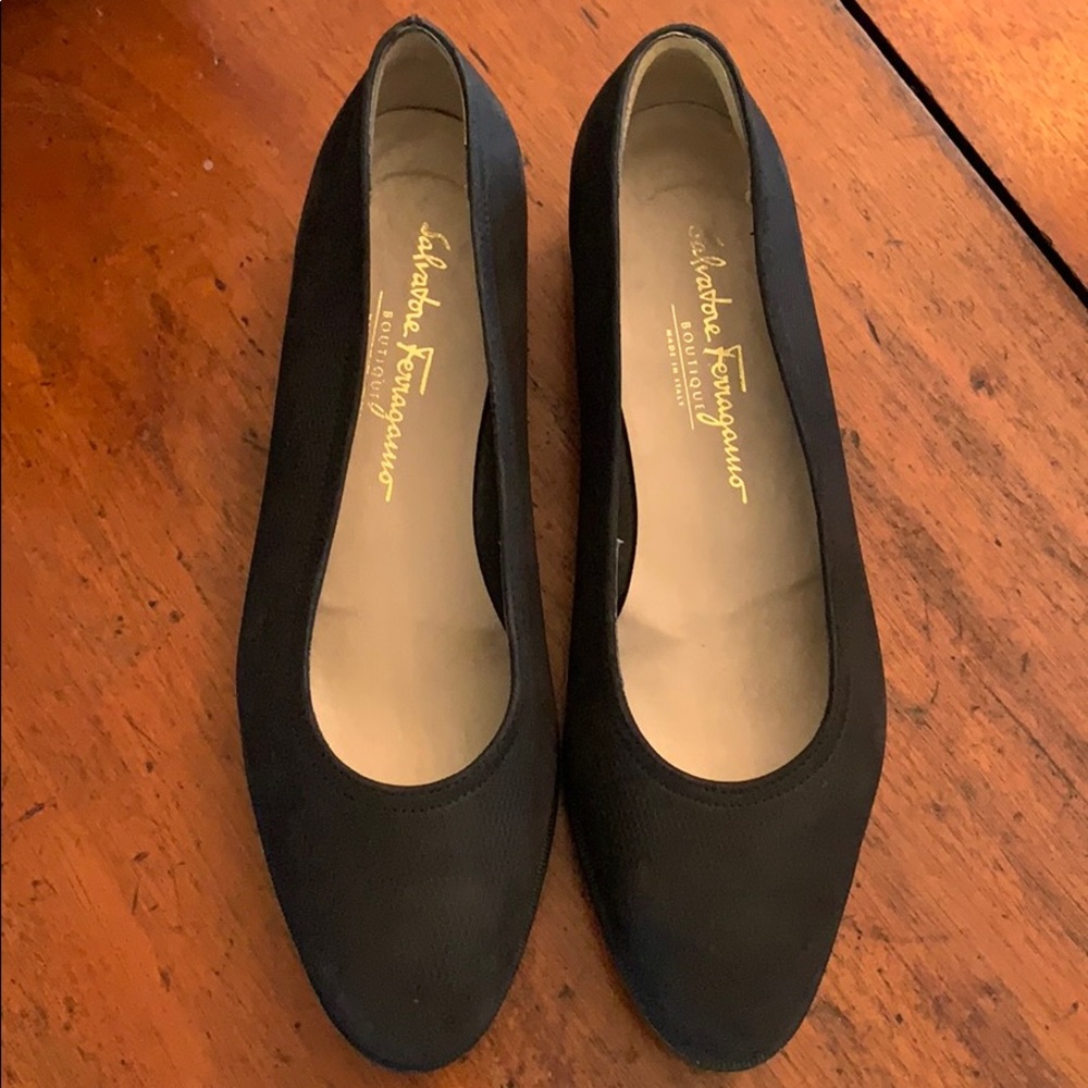 Black ferragamos